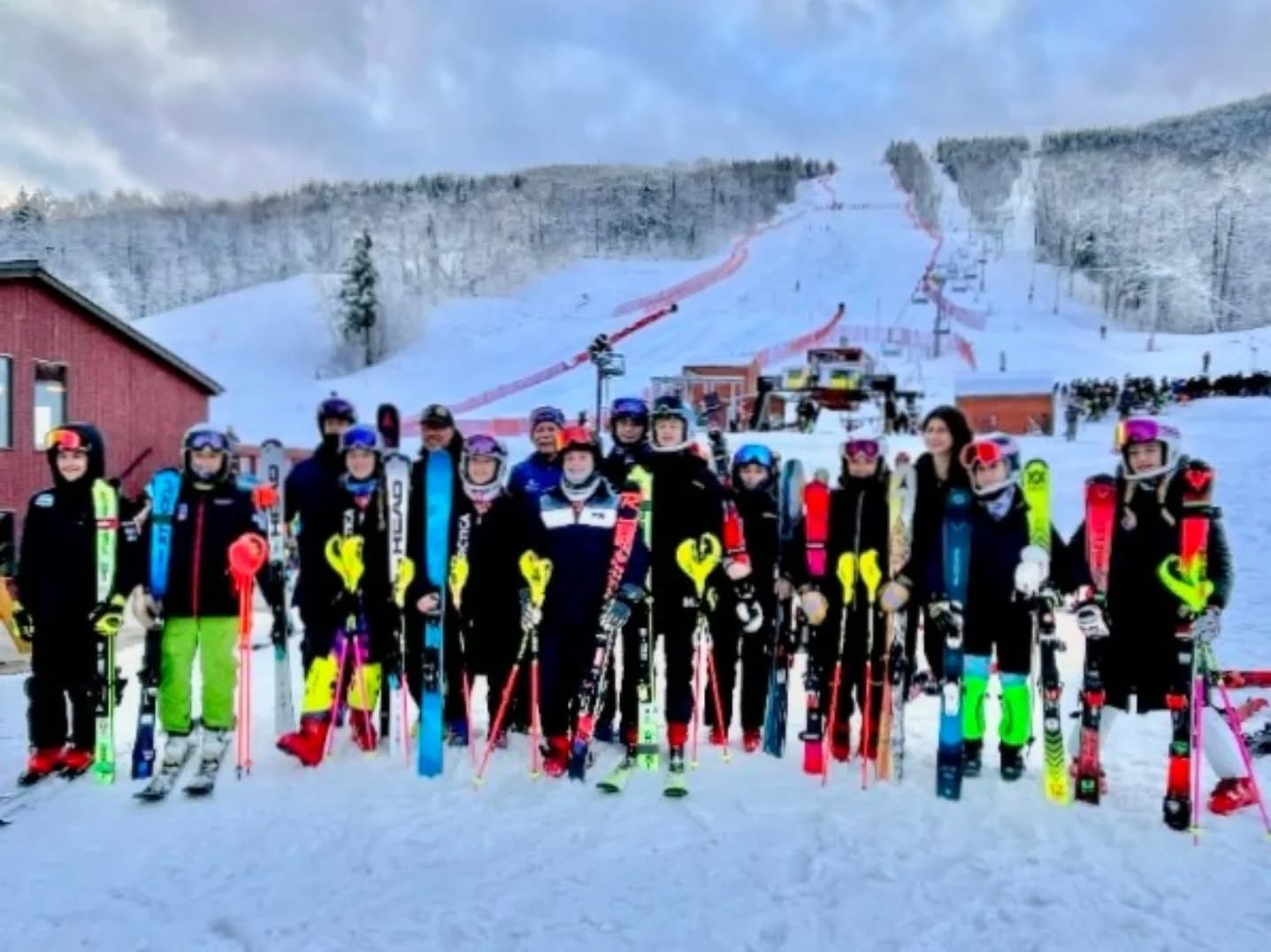 Let's hear it for @skijfbb Jack D representing PARA at the U14 Eastern Championships @sundayriver